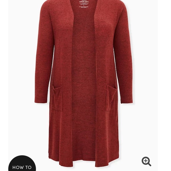 Rust Red Cardigan 5x left - Picture 13 of 13